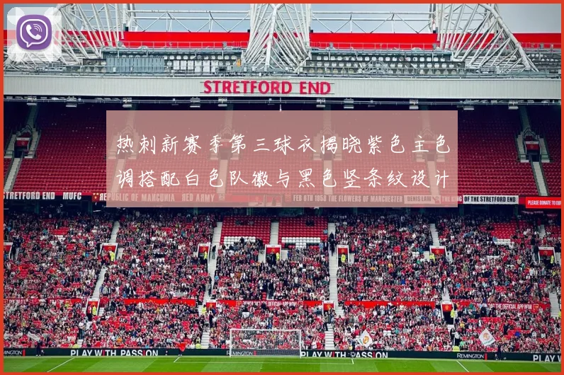 热刺新赛季第三球衣揭晓紫色主色调搭配白色队徽与黑色竖条纹设计